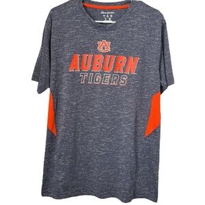Champion Elite Auburn Tigers Heather Blue & Orange T-shirt Size Large